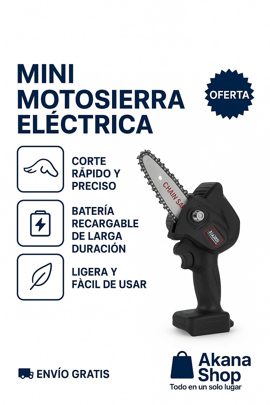 Motosierra Portatil - La herramienta que todo hogar necesita