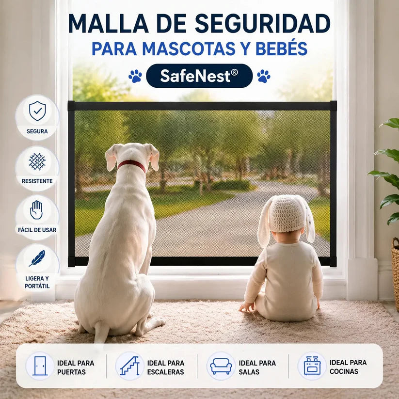 Malla De Seguridad Para Mascotas Y Bebes