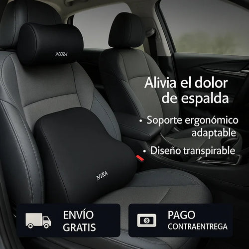 LumbarSoft - Soporte Lumbar y Cuello Para Carro 🚗💆